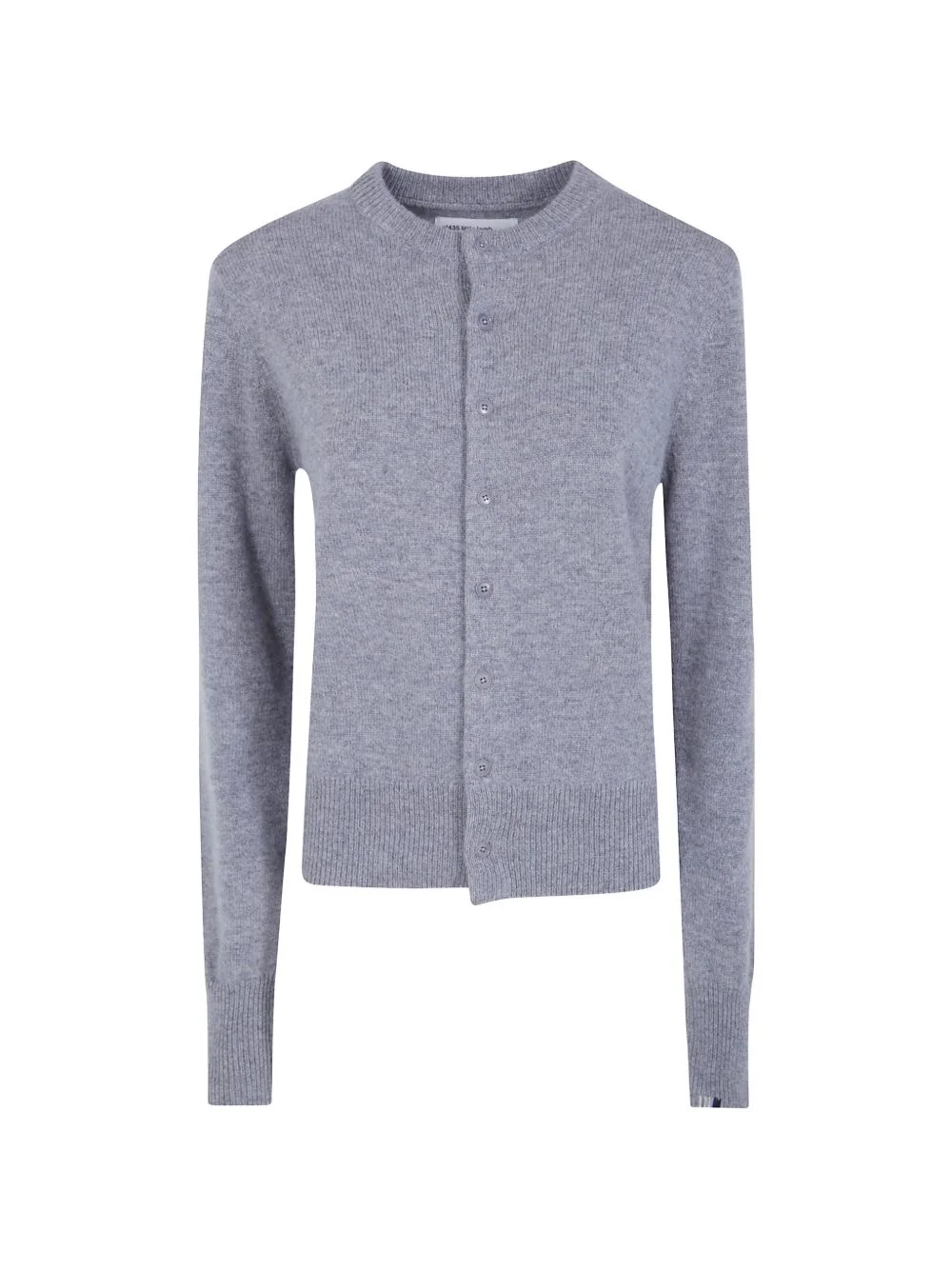 ribbed-trim cashmere cardigan - 1