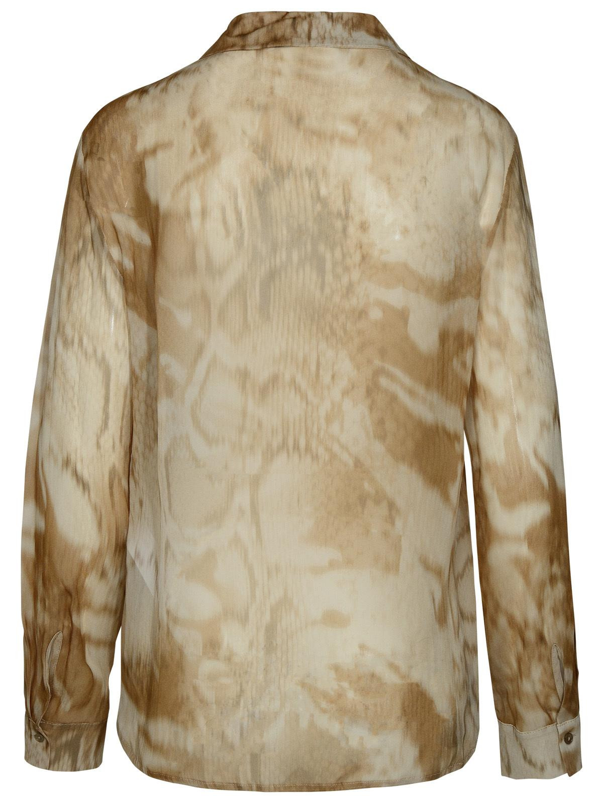 Blumarine Two-Tone Viscose Shirt Women - 3