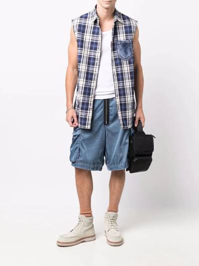 DSQUARED2 drawstring track shorts outlook