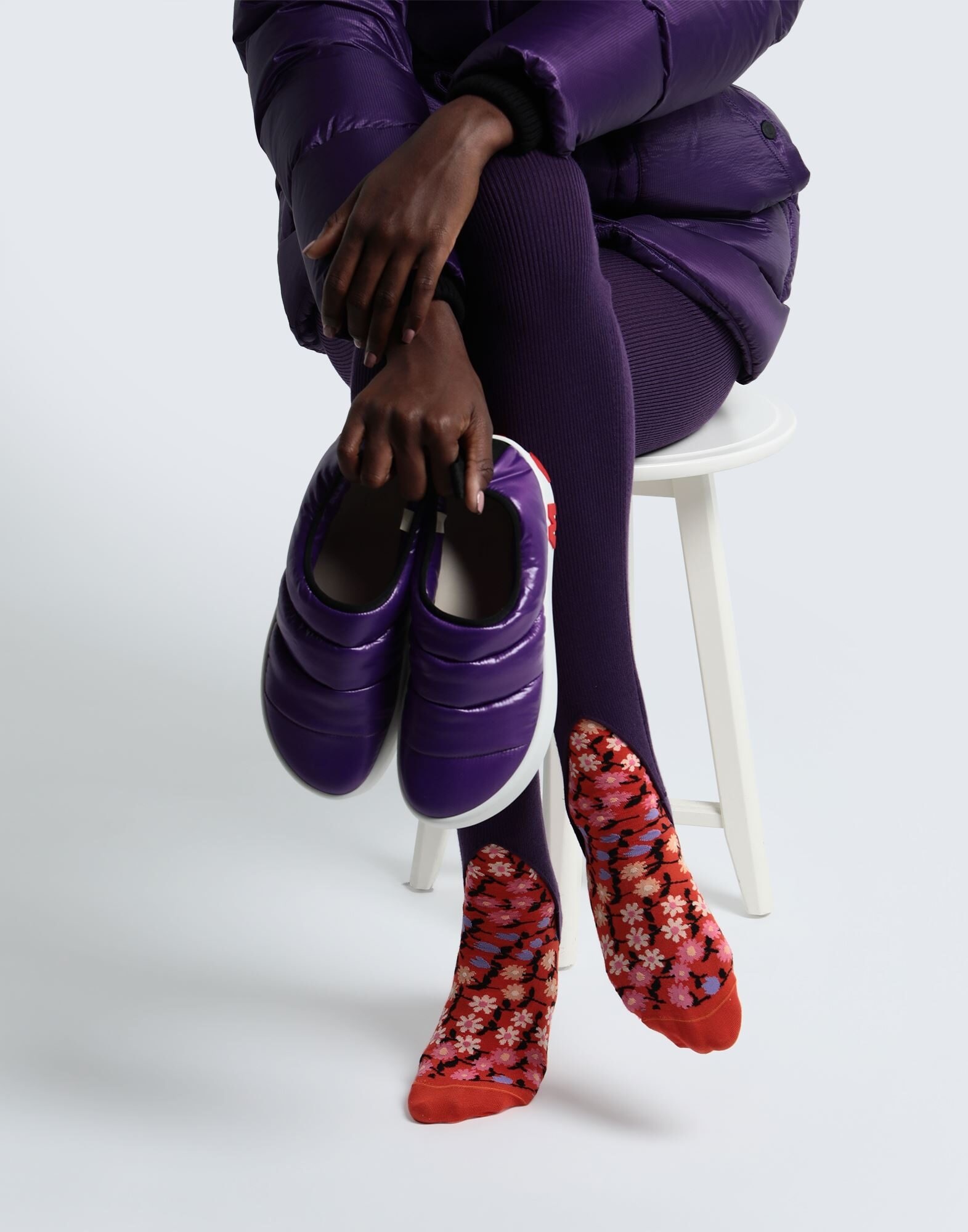Purple Women's Sneakers - 4