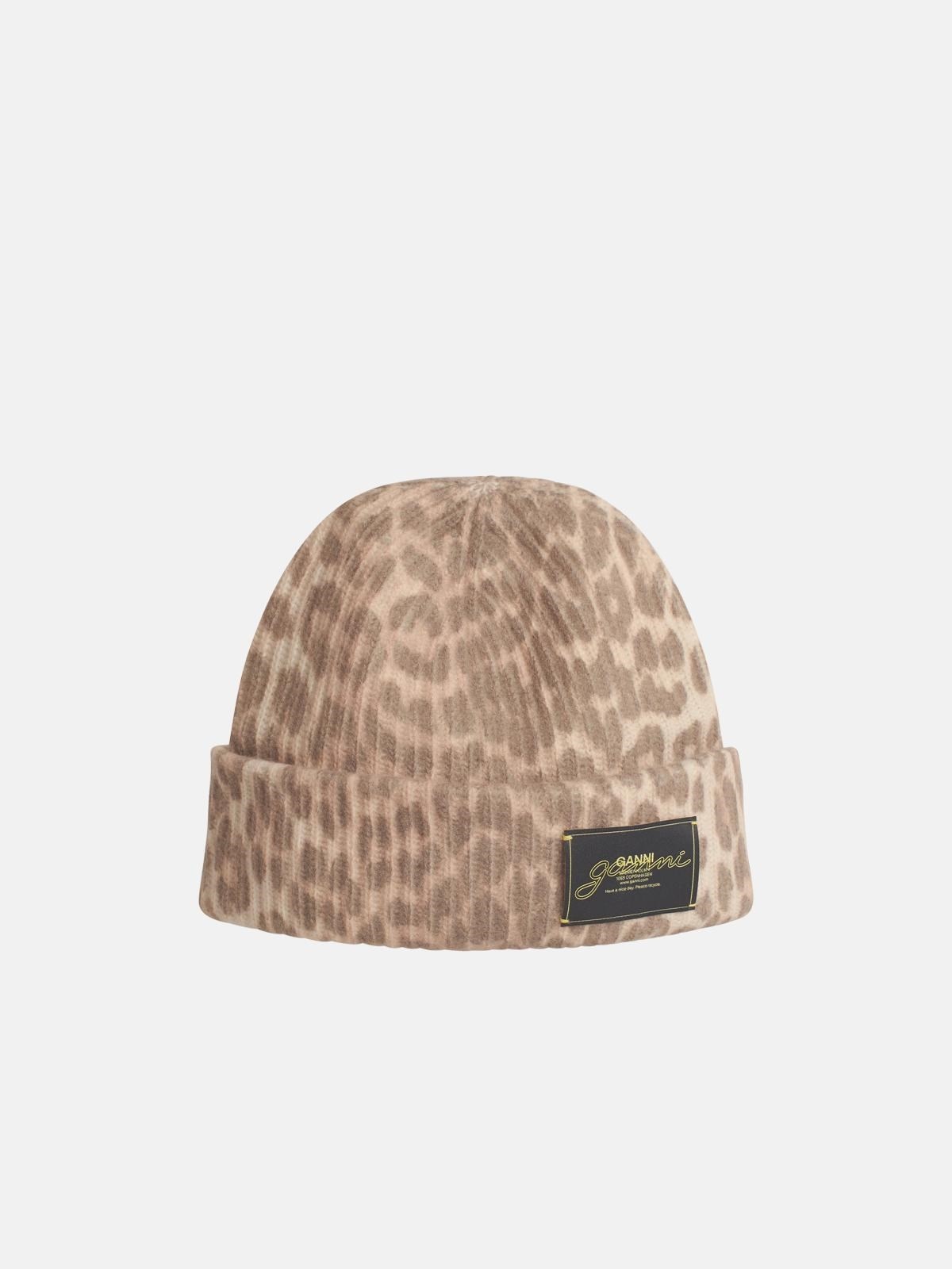 'LEO' MULTICOLOURED WOOL BLEND BEANIE - 1