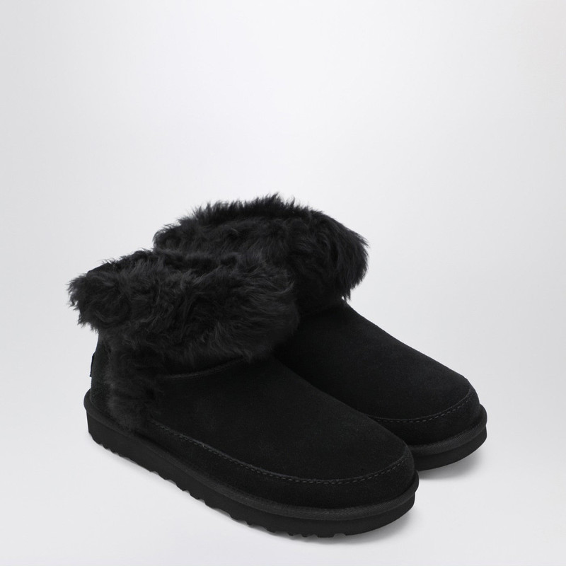 UGG Black Classic Ultra Mini Chalet boots outlook