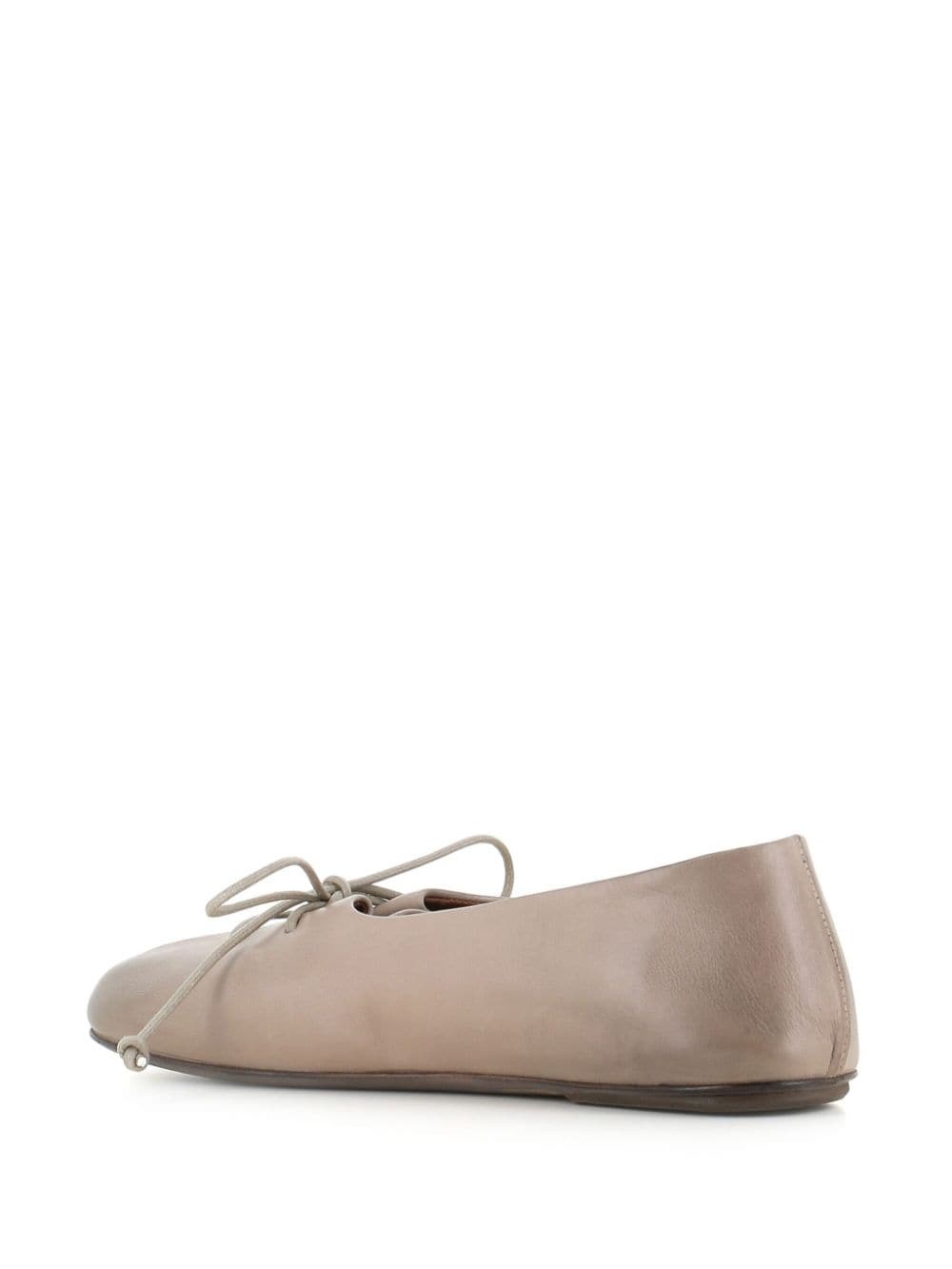 leather ballerina shoes - 3