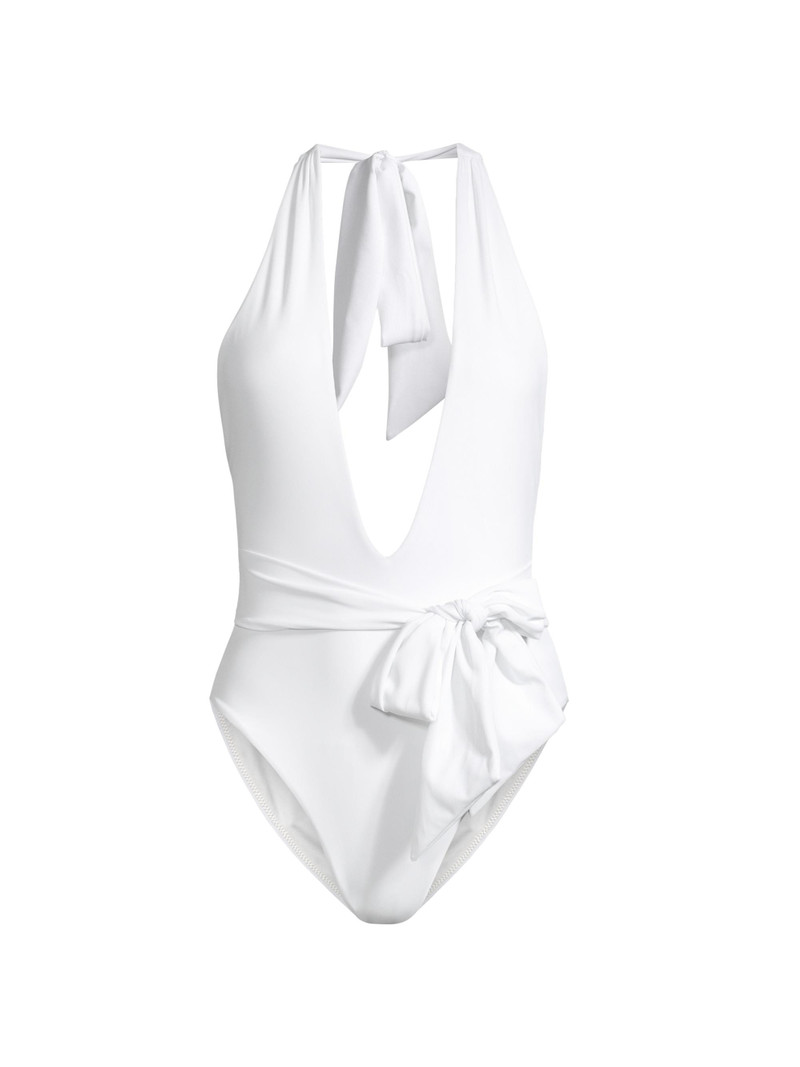 Women's Raquel One-Piece Swimsuit - White 1