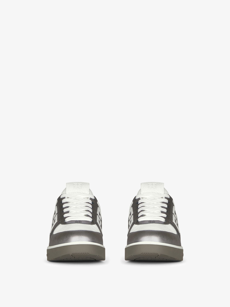 Givenchy G4 SNEAKERS IN LAMINATED LEATHER outlook