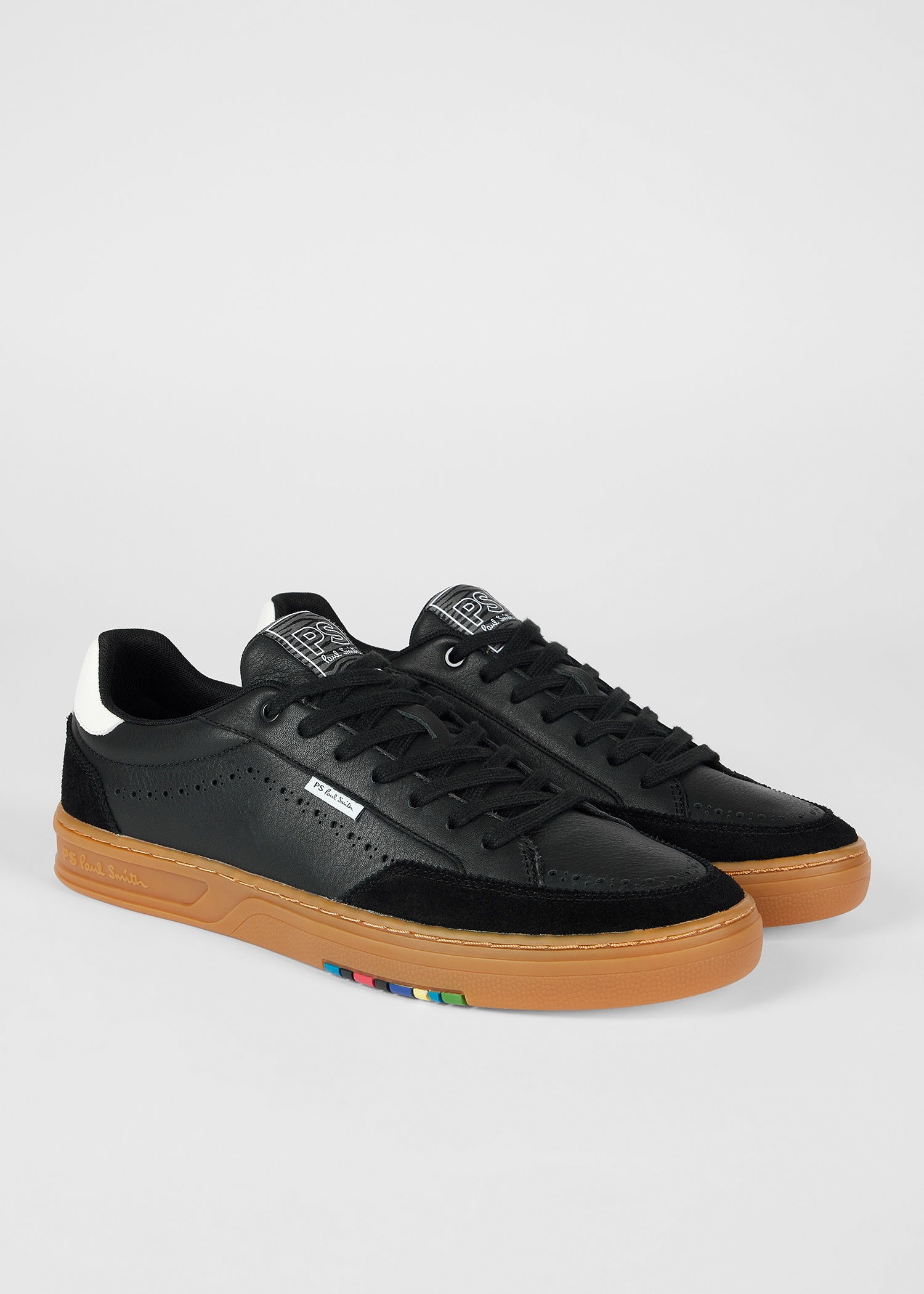 Black Leather 'Hillstar' Trainers - 4
