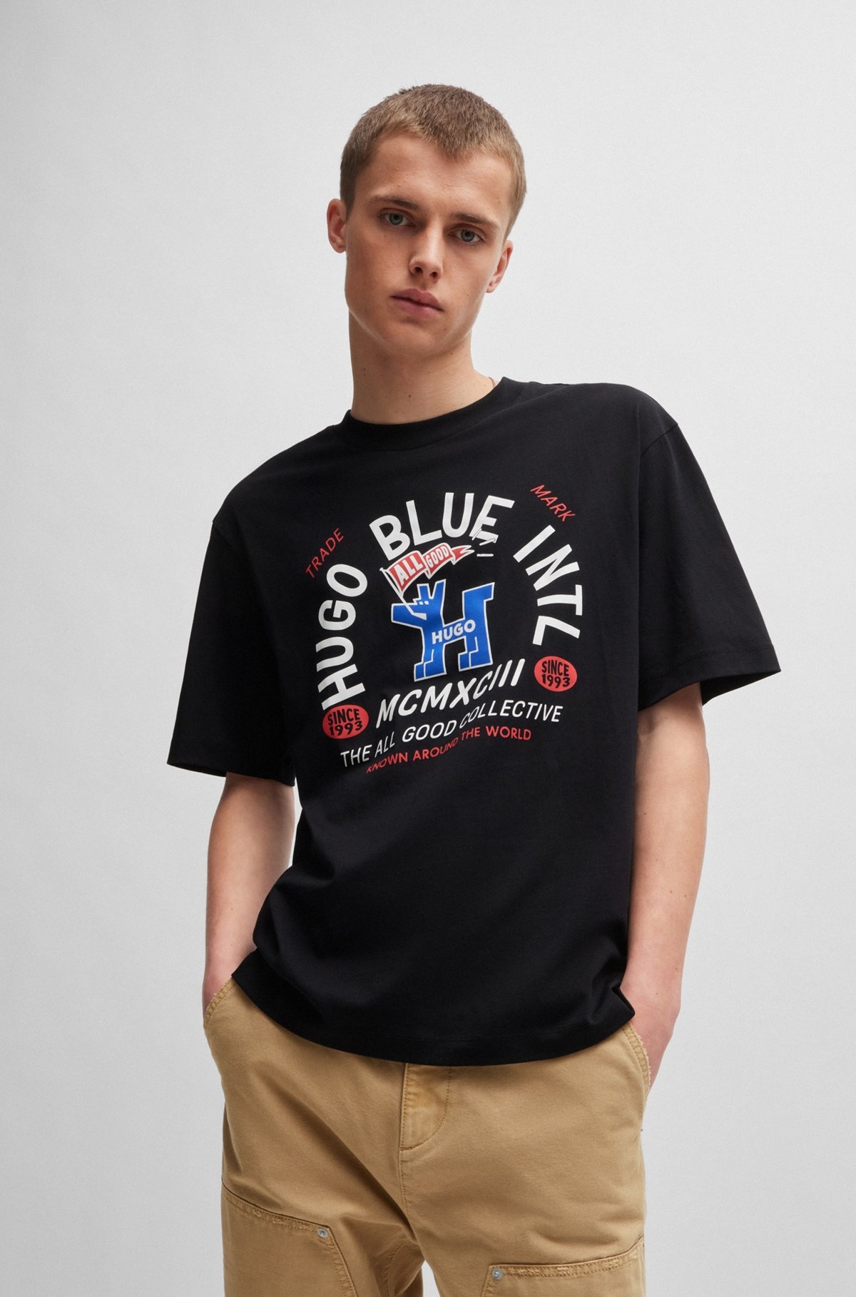 COTTON-JERSEY REGULAR-FIT T-SHIRT WITH SEASONAL GRAPHICS - 2