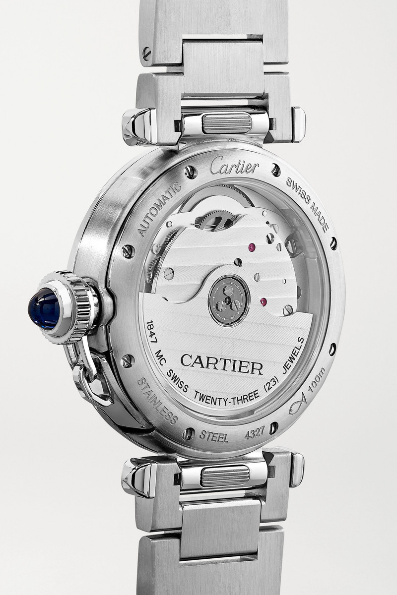 Pasha de Cartier Automatic 35mm stainless steel watch 4