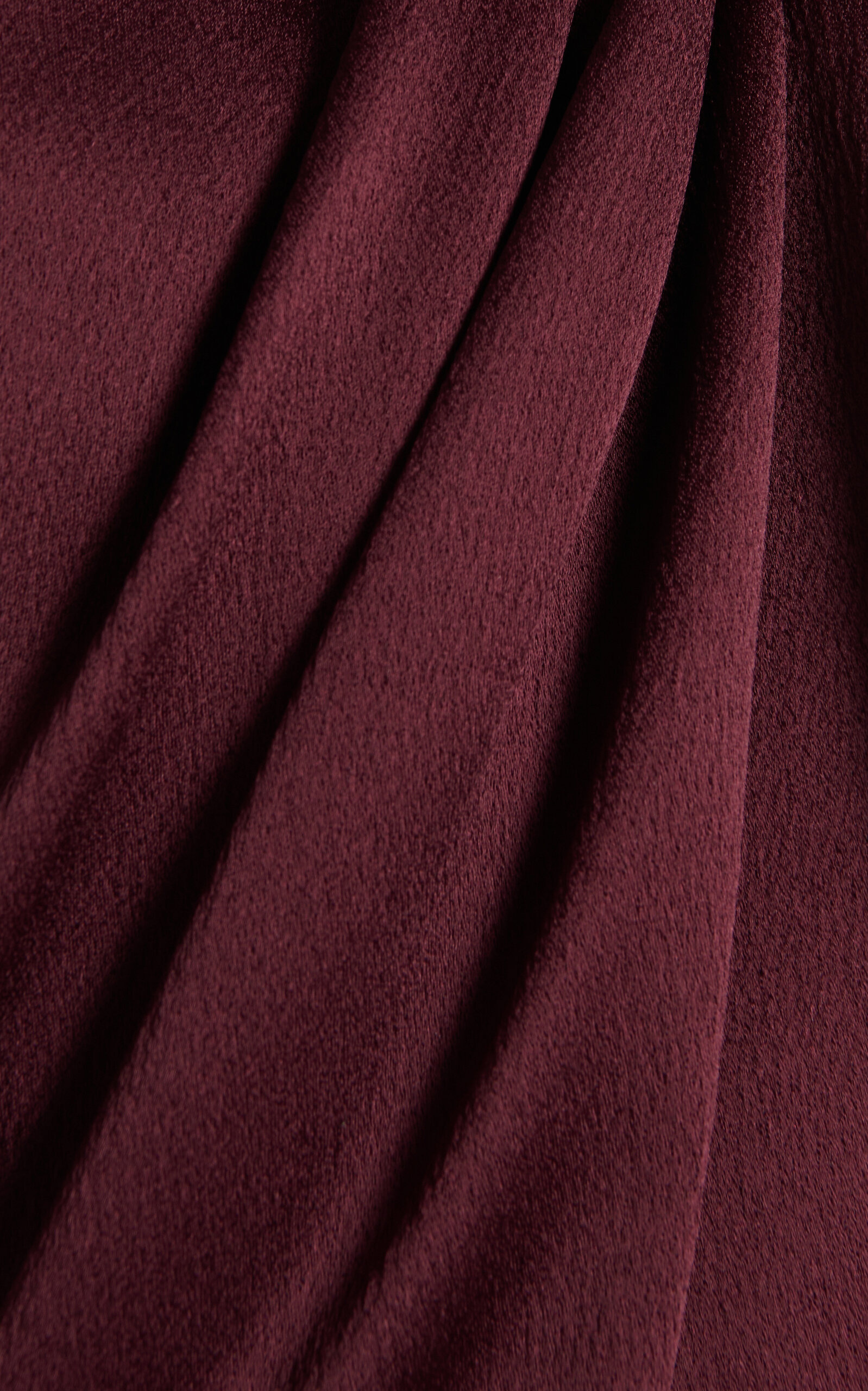 Knotted Satin Jumpsuit burgundy - 4