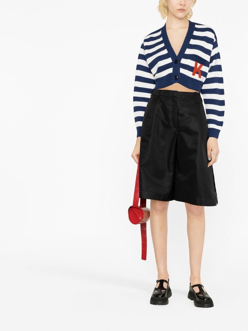 Nautical Stripes cropped cardigan - 2