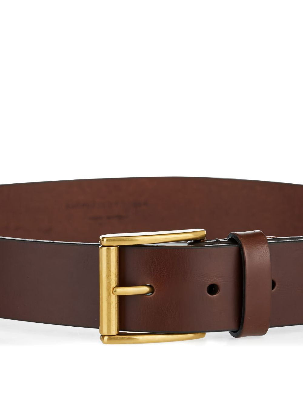 leather buckle belt - 3