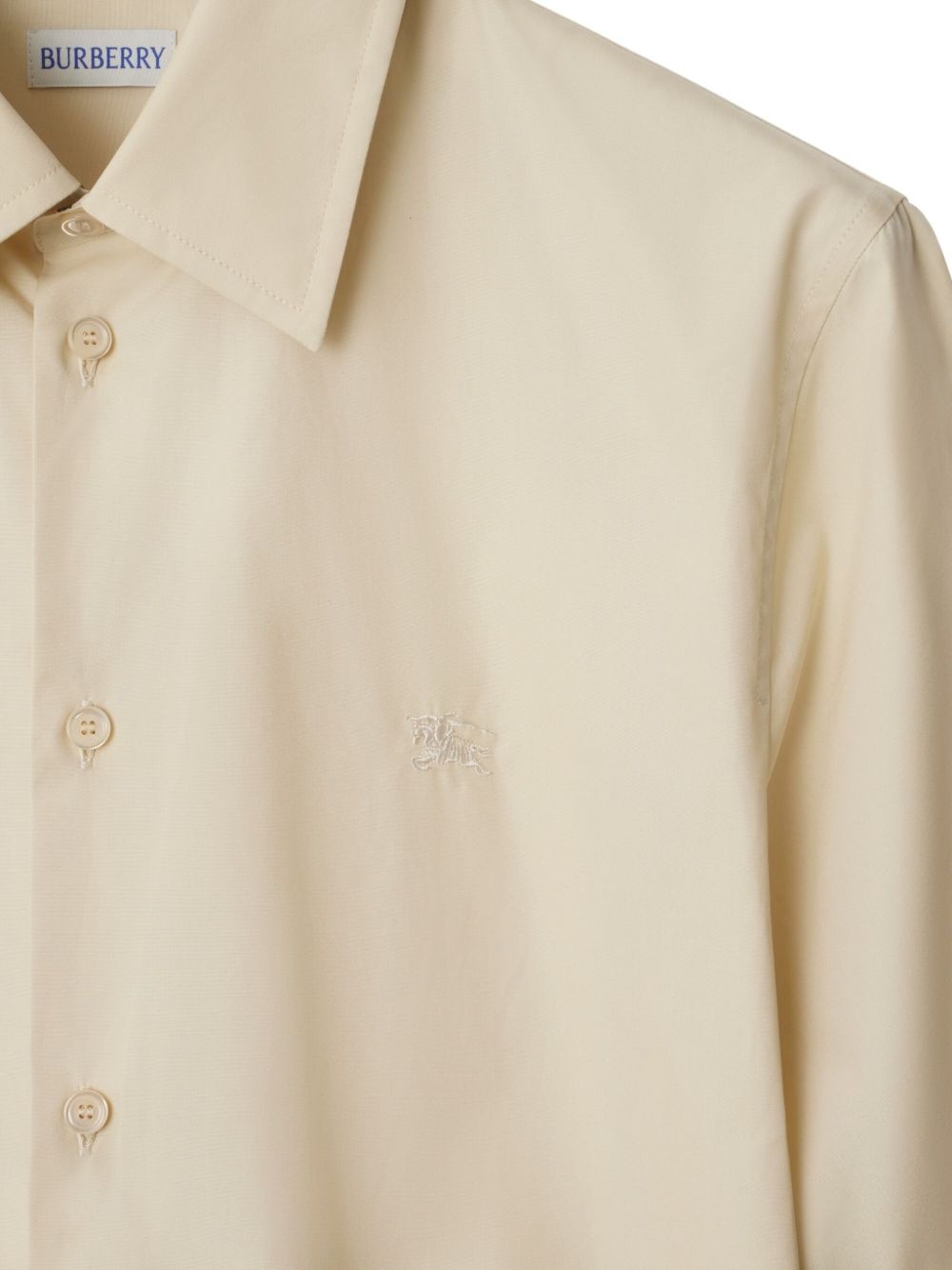 logo-embroidered shirt - 5