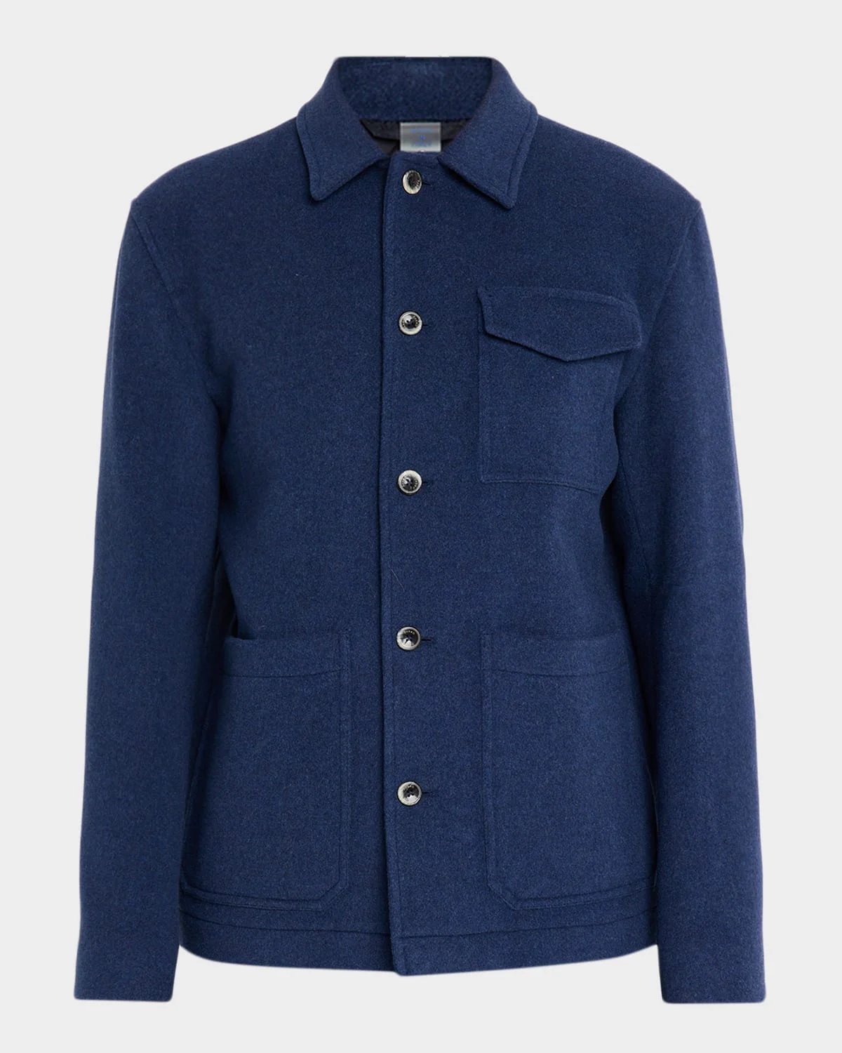 Men's Field Jacket in Soft Recycled Wool - 1