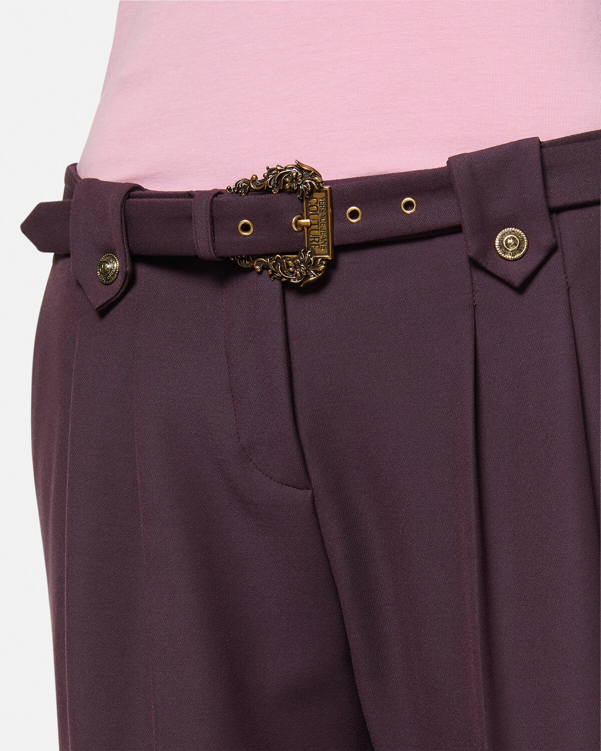 Baroque Buckle Formal Pants - 3