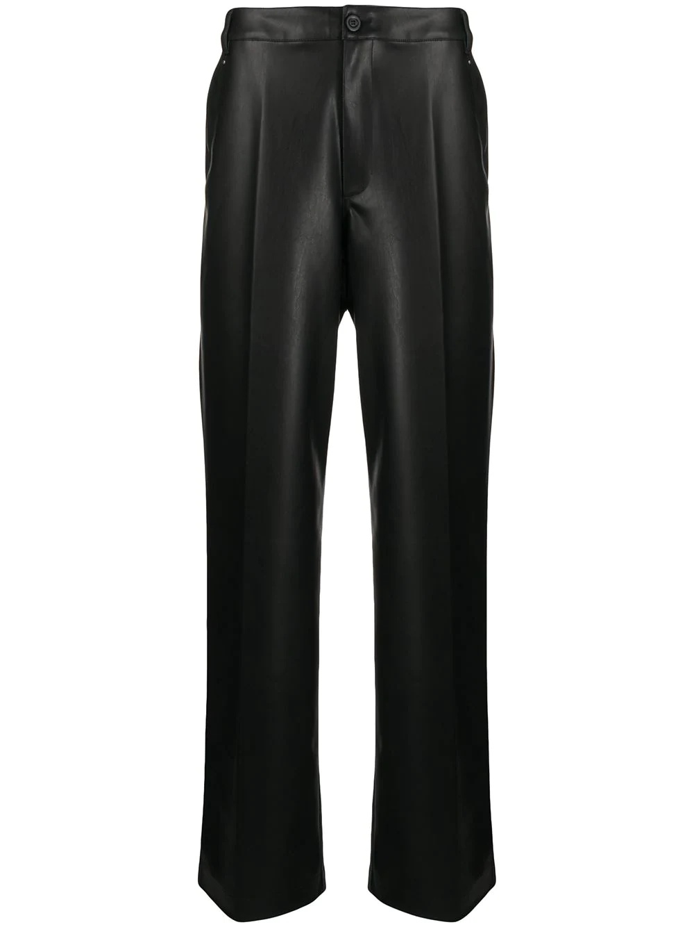 high-rise wide leg trousers - 1