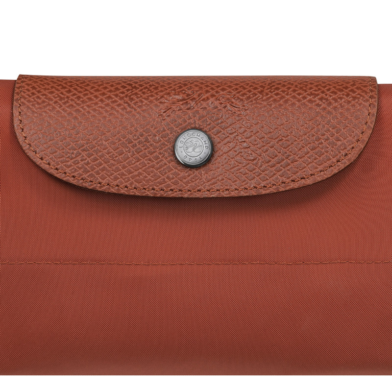 Le Pliage Green S Travel bag Chestnut - Recycled canvas 6
