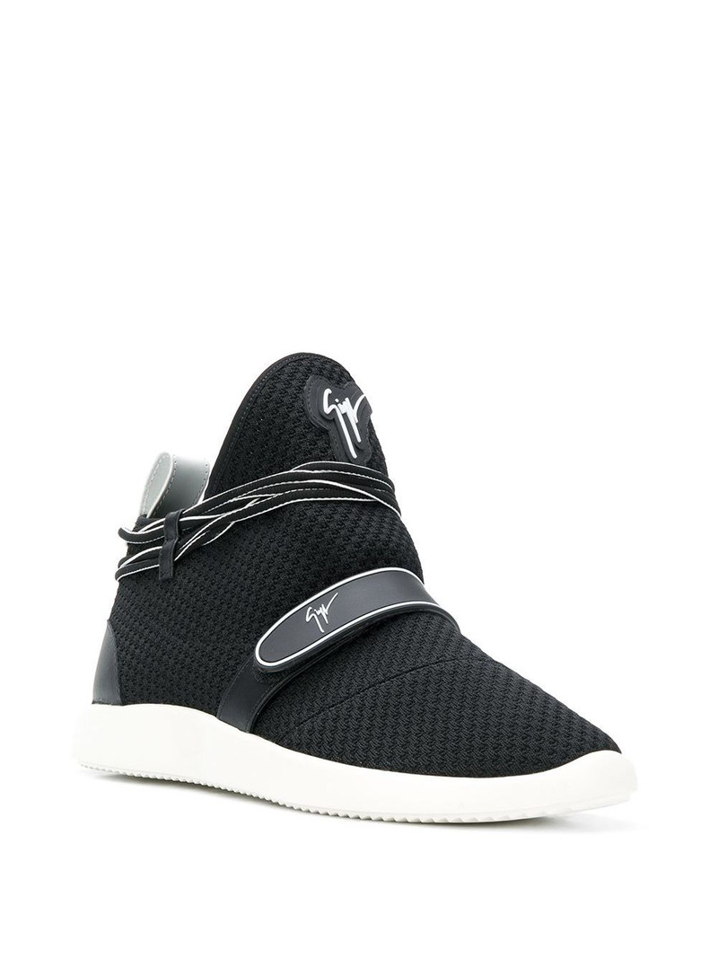 Giuseppe Zanotti logo sock sneakers outlook