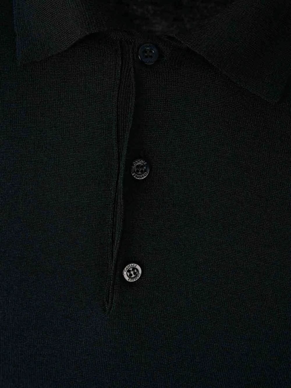 polo-neck long-sleeve sweater - 3