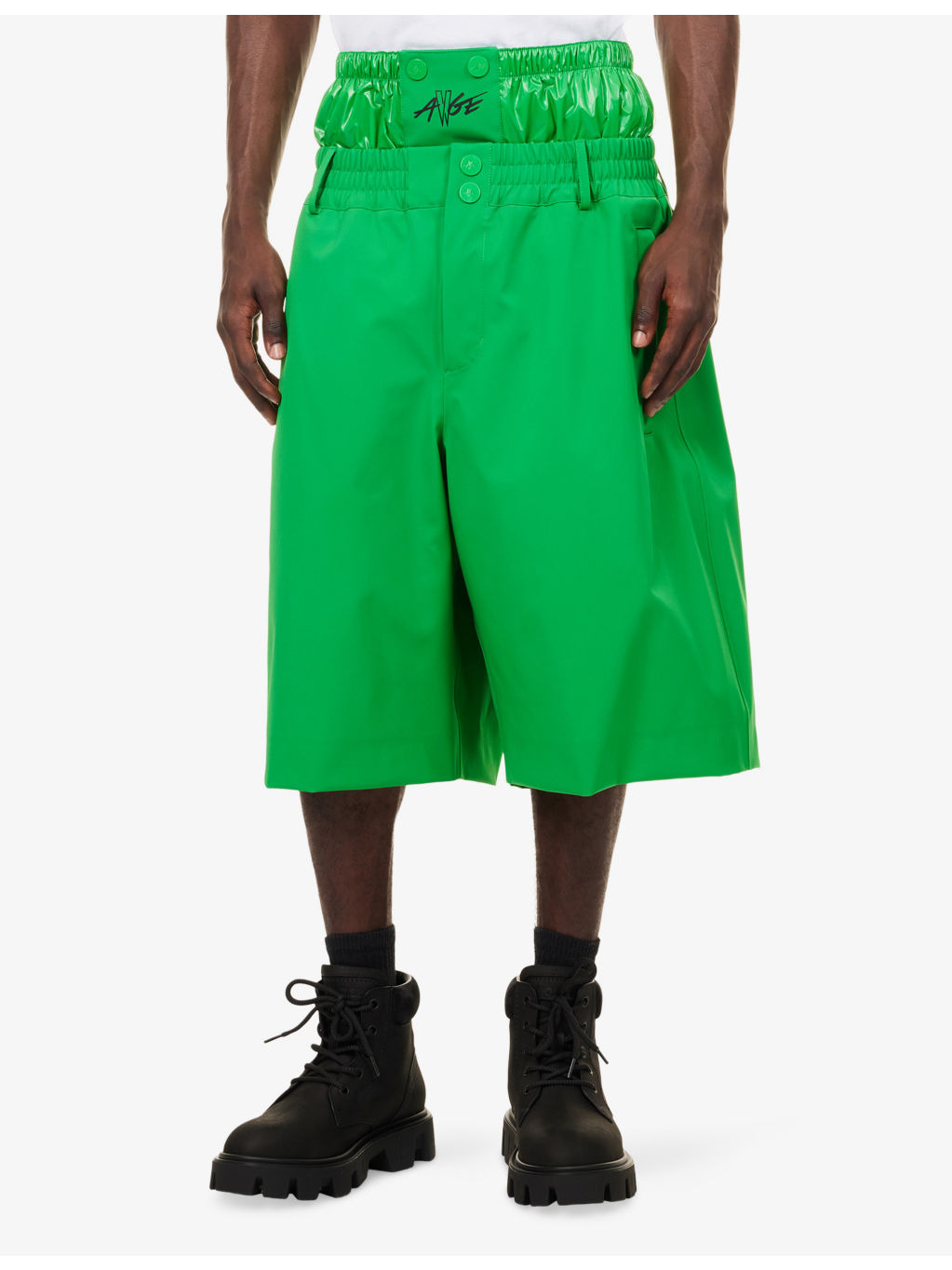 Moncler Genius x Asap Rocky Wide-Leg Shell Shorts - 3