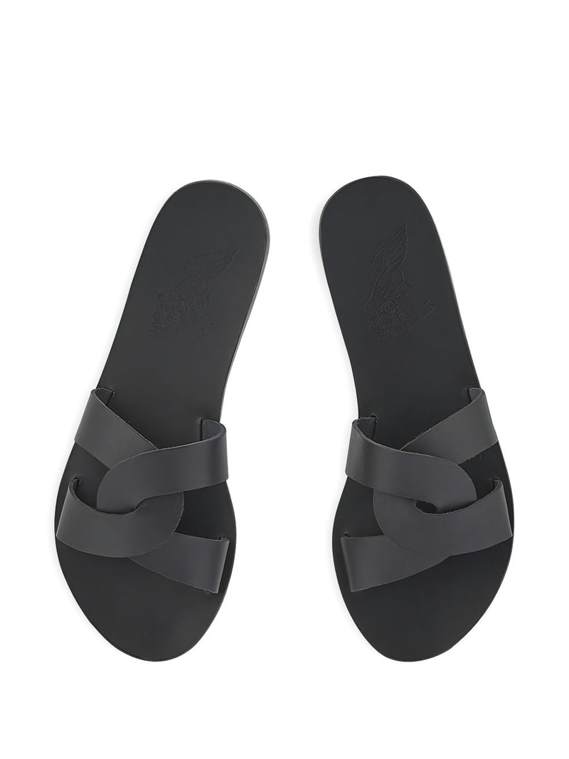 Desmos crossover leather sandals 4