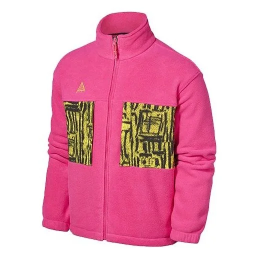 Men's Nike ACG Fleece Zipper Pink Jacket BQ7198-666 - 1