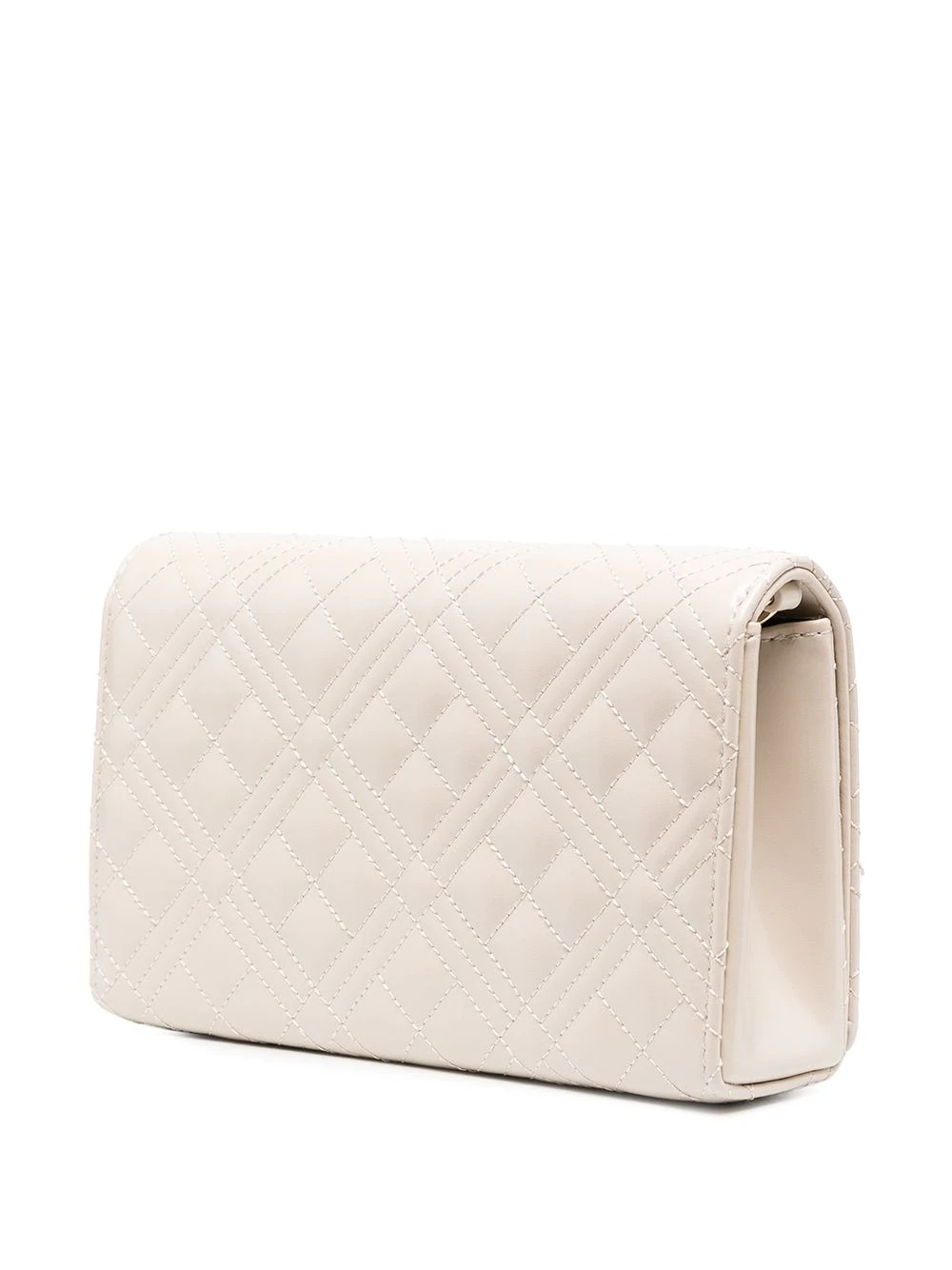 quilted logo shoulder bag - 3