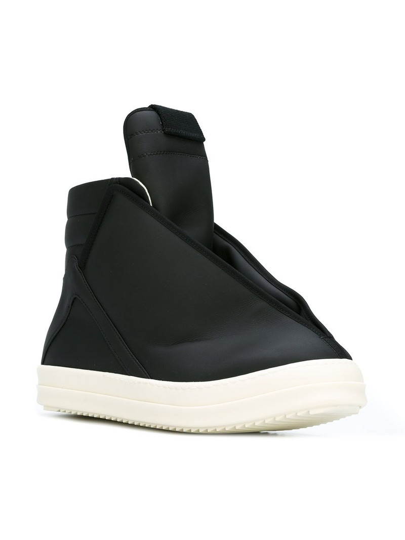 Rick Owens DRKSHDW long tongue slip-on hi-tops outlook