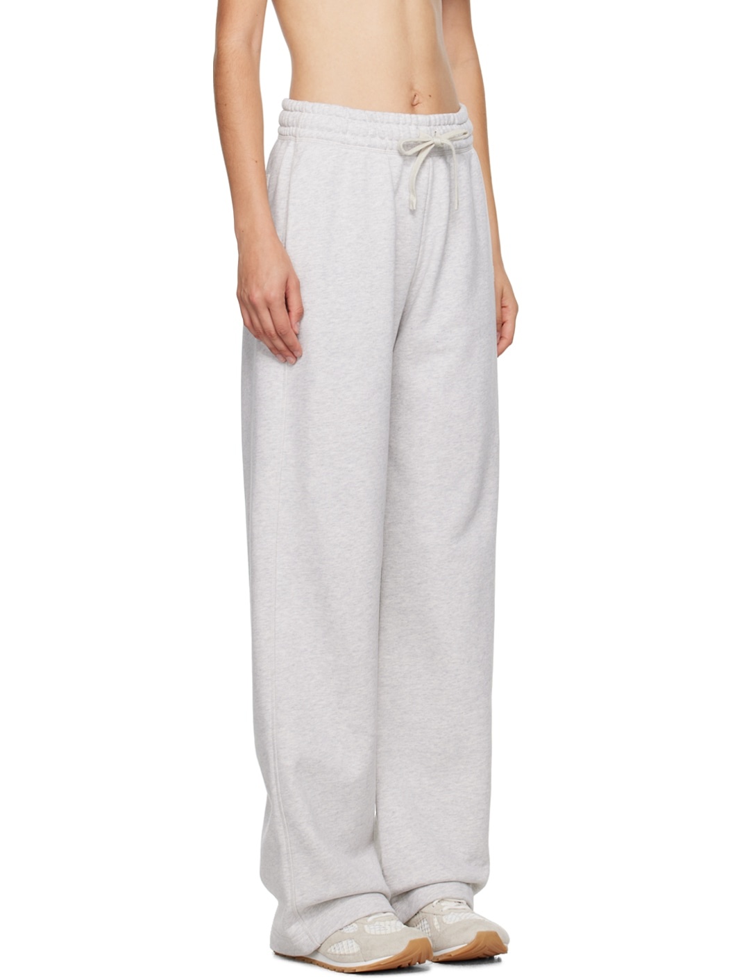 Gray Baby Fox Patch Lounge Pants - 2