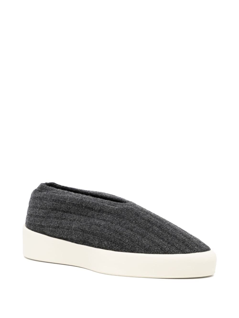 Moc Knit low-top wool slippers - 2