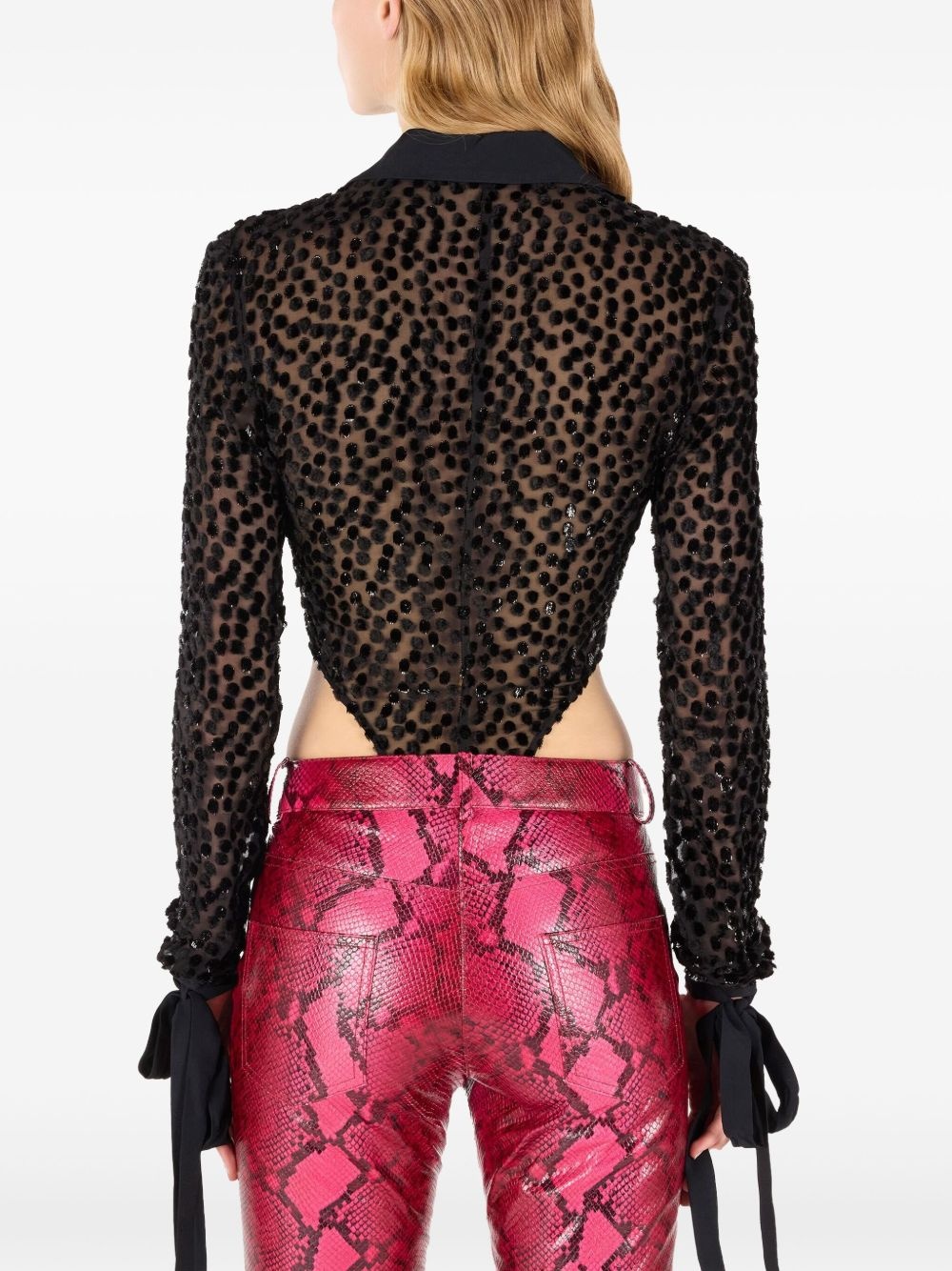 v-neck bodysuit - 3