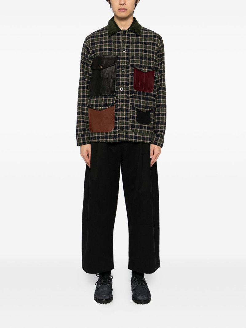 Junya Watanabe MAN check patchwork jacket outlook