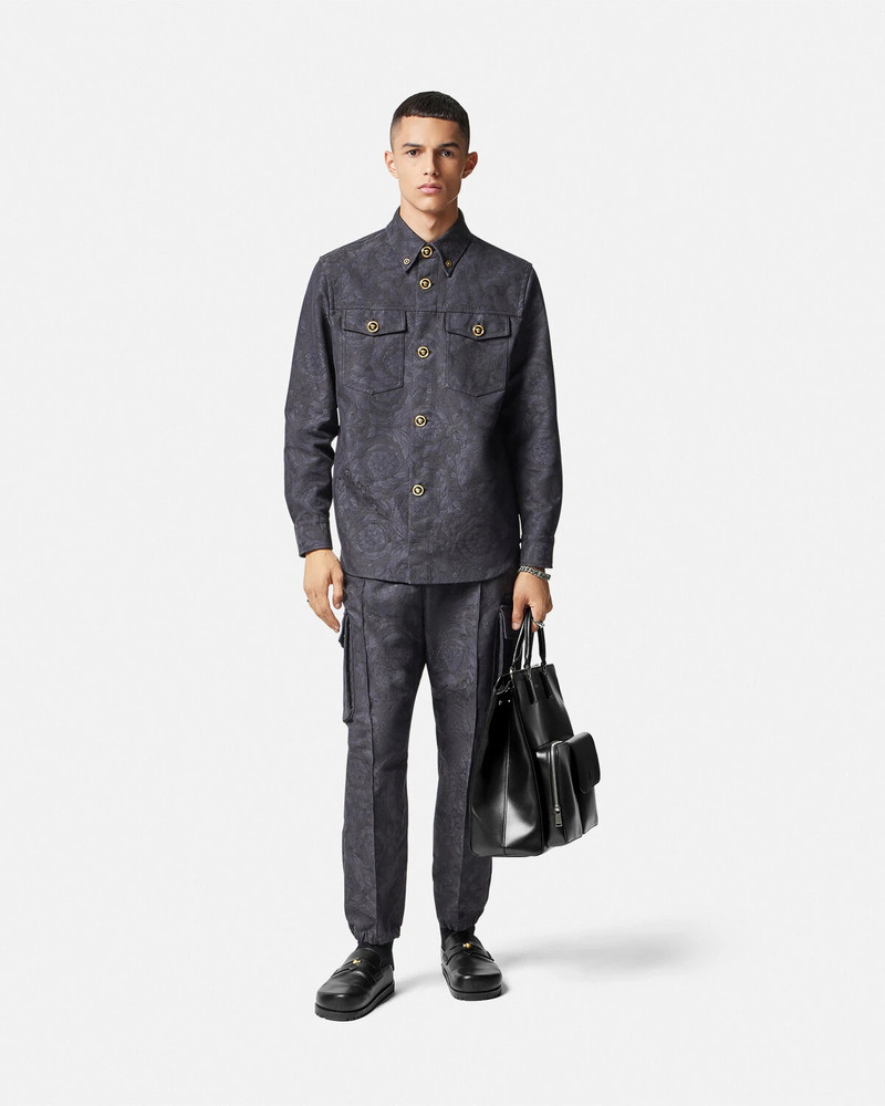 VERSACE Barocco Jacquard Overshirt outlook
