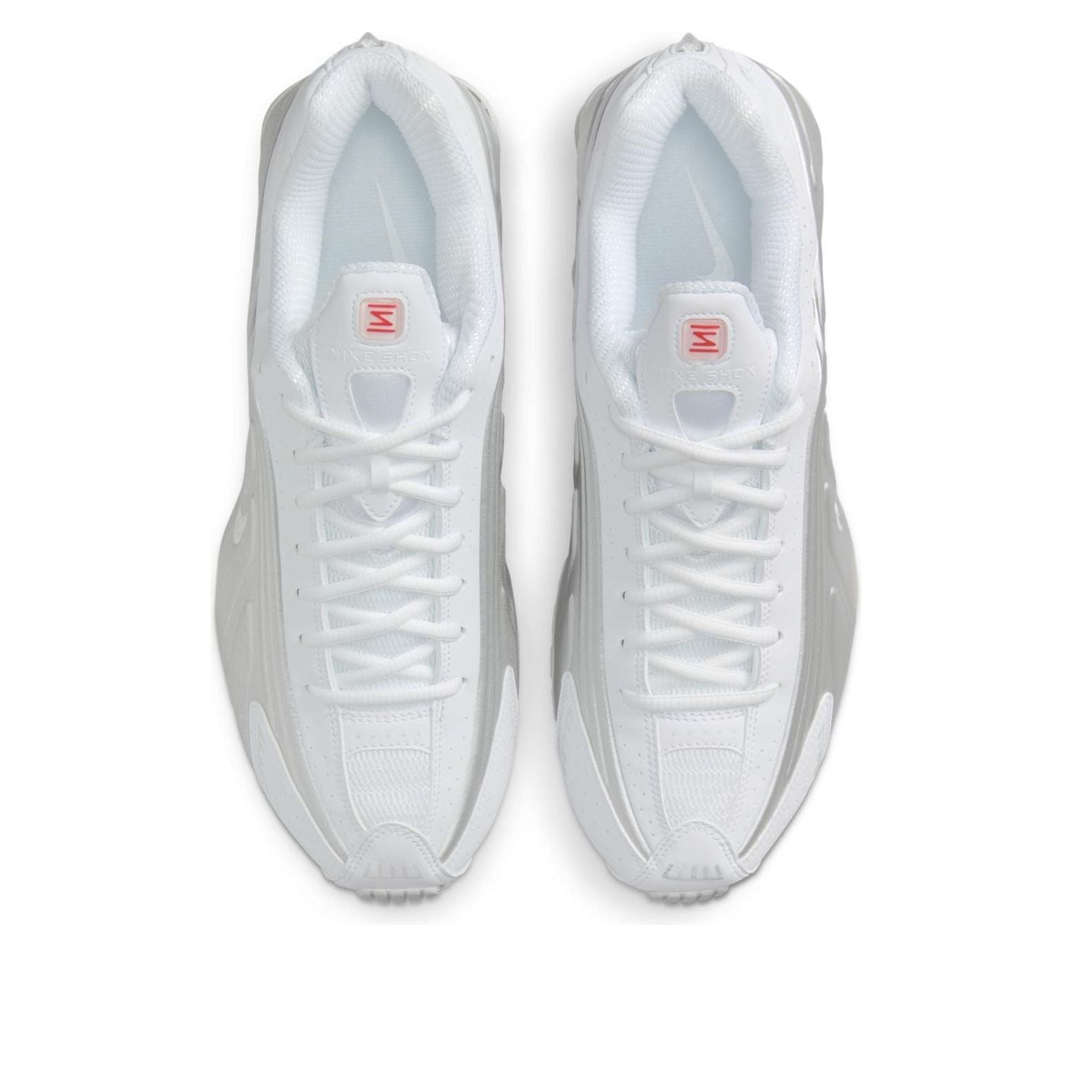 Nike Shox R4 'White Bright Crimson Metallic Silver' HQ1988-101 - 4