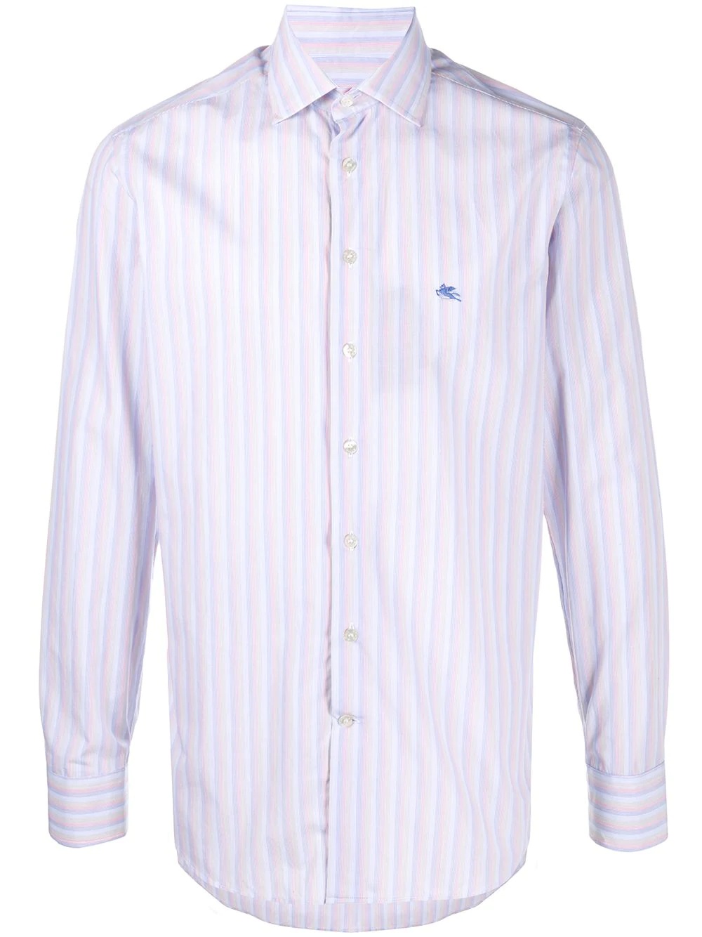 striped Pegaso cotton shirt - 1