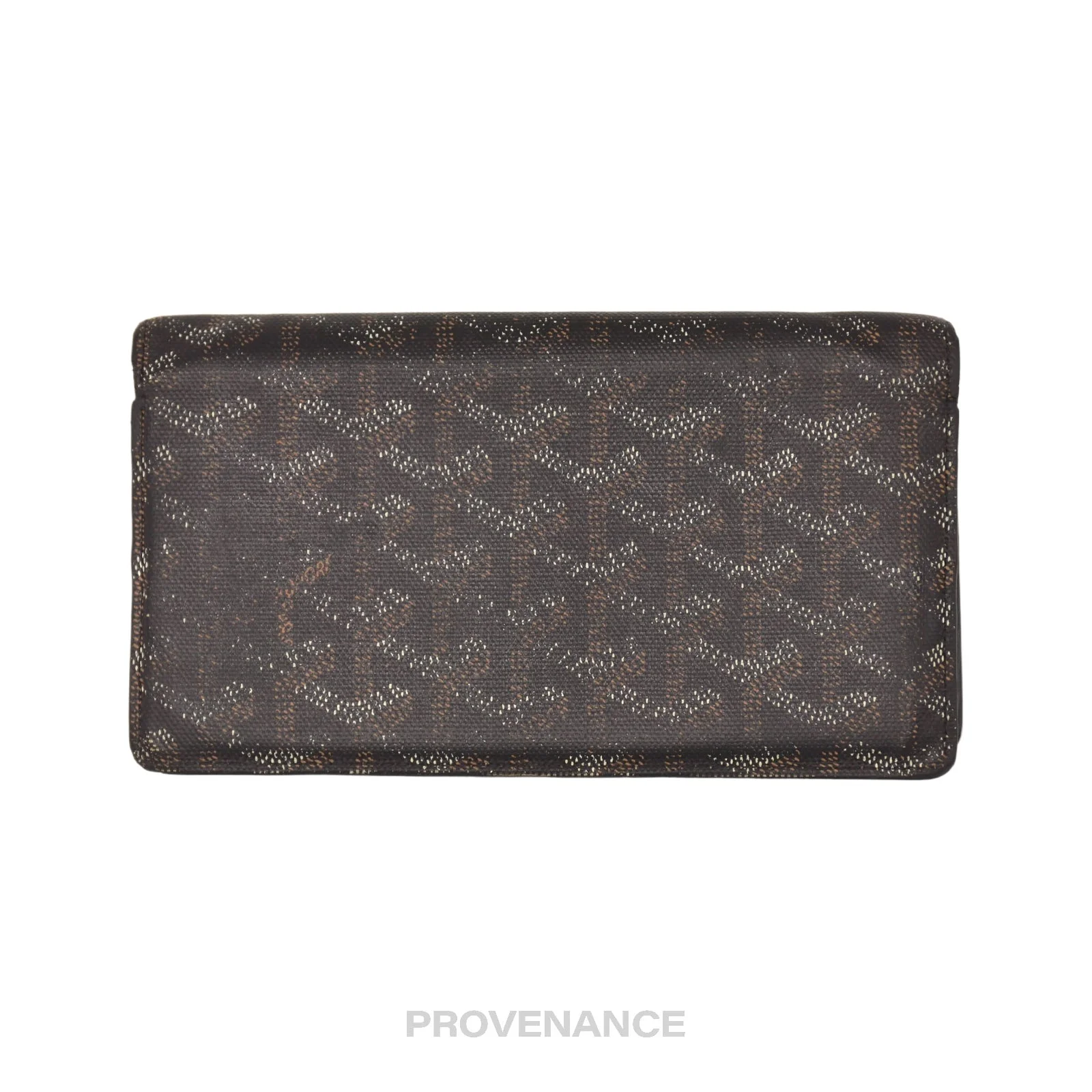 Goyard Richelieu Long Wallet - Black Goyardine - 1