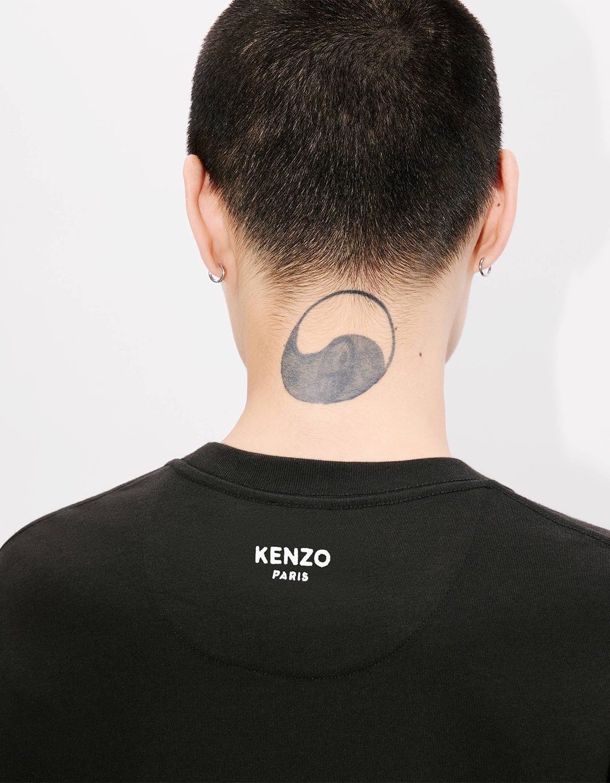 Kenzo Black Pop Embroidered Black T-Shirt - 7