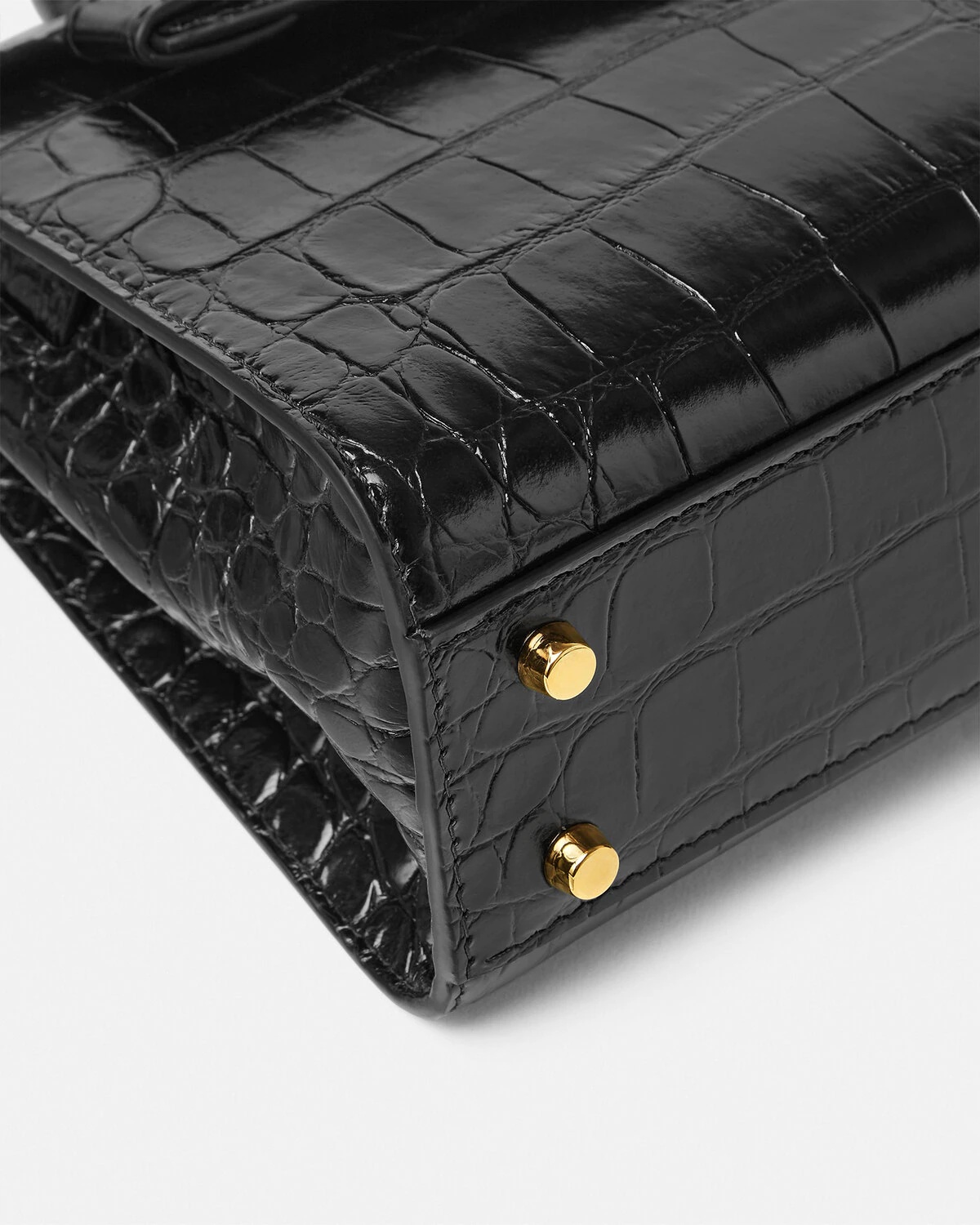 Croc-Effect Medusa '95 Handbag - 6