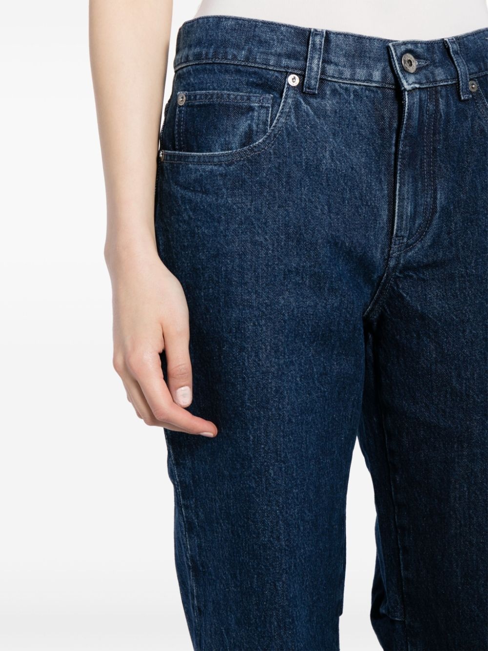 mid-rise flared jeans - 5