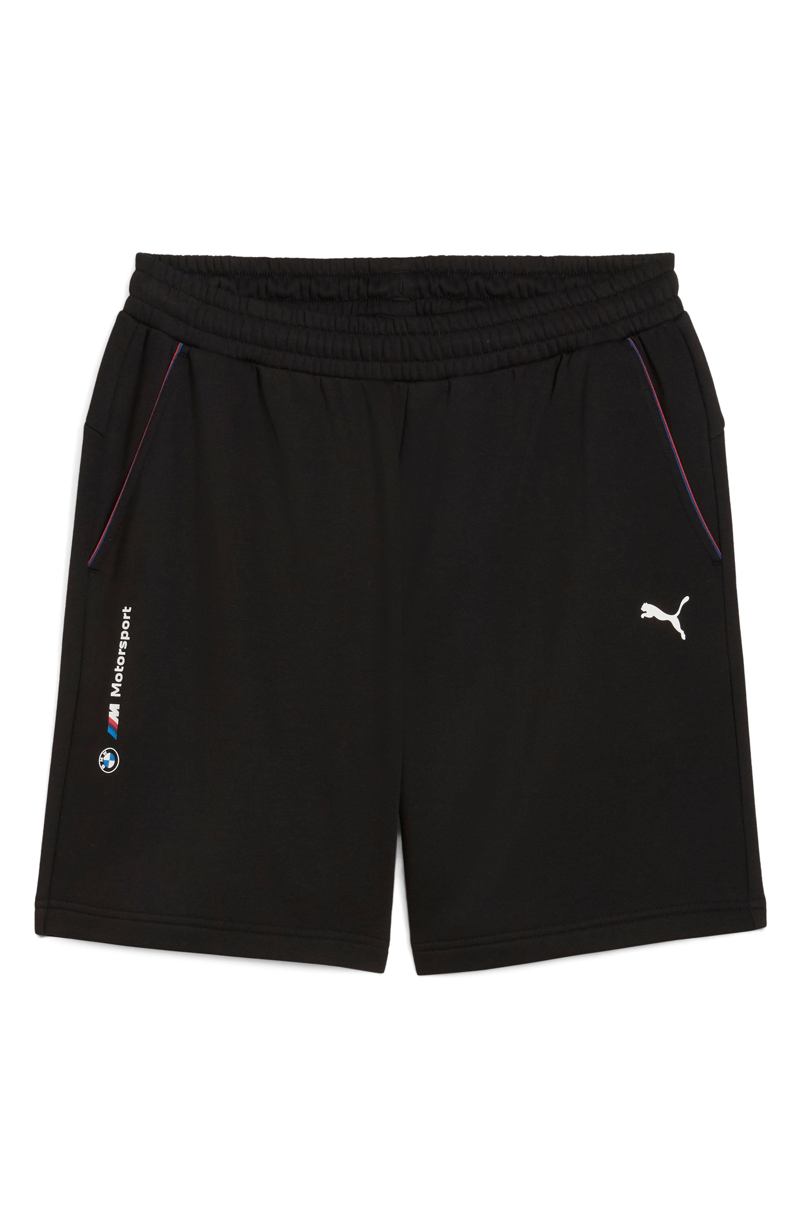 PUMA BMW M Motorsport Essential Shorts in Puma Black at Nordstrom - 3