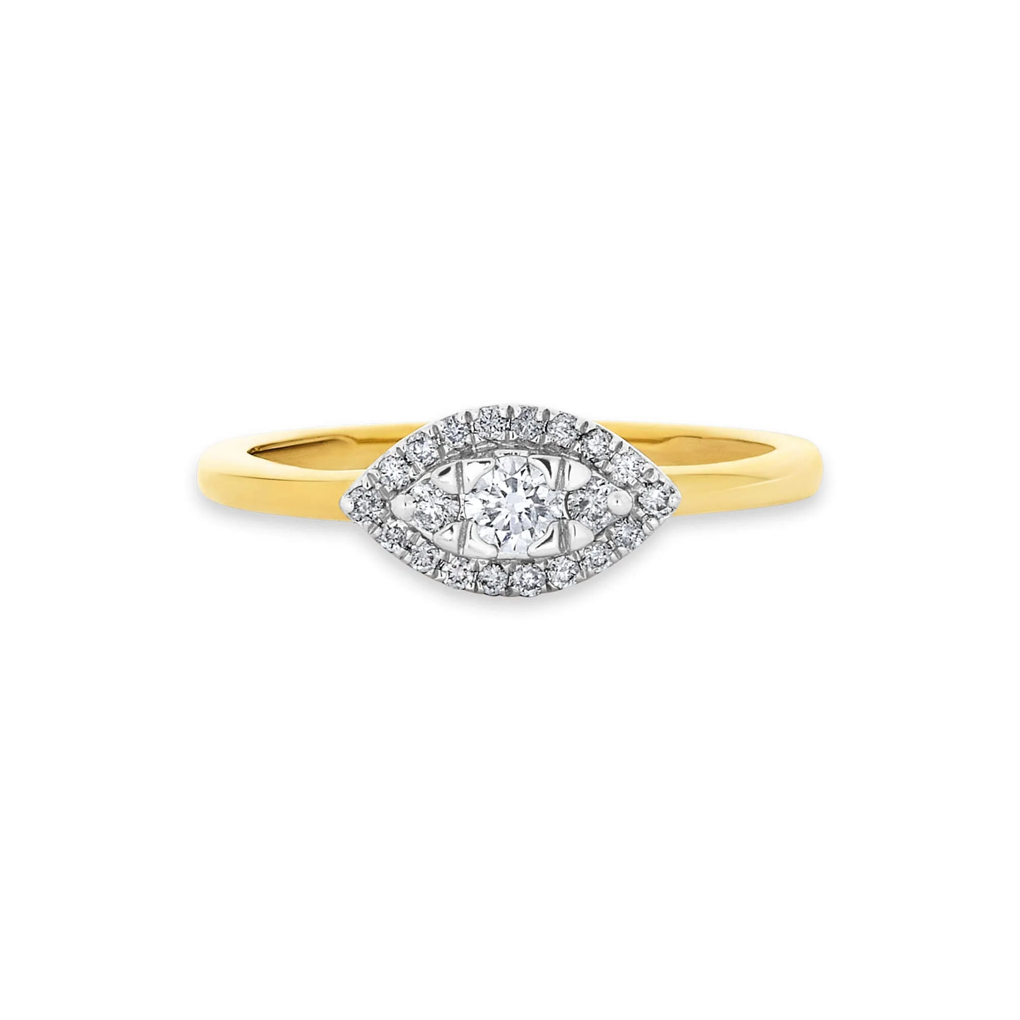 Diamond Muse Halo Ring - 1