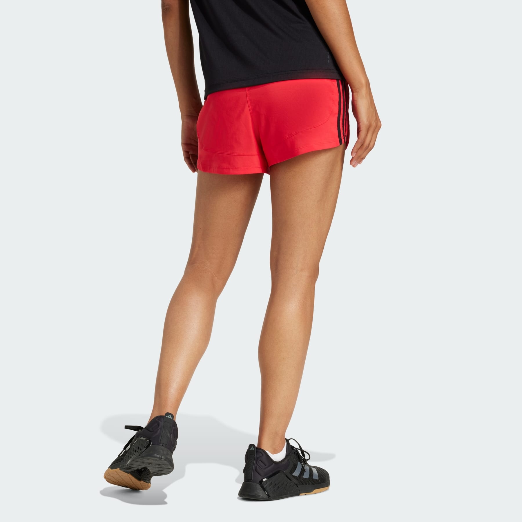 Pacer Training 3-Stripes Woven High-Rise Shorts - 3