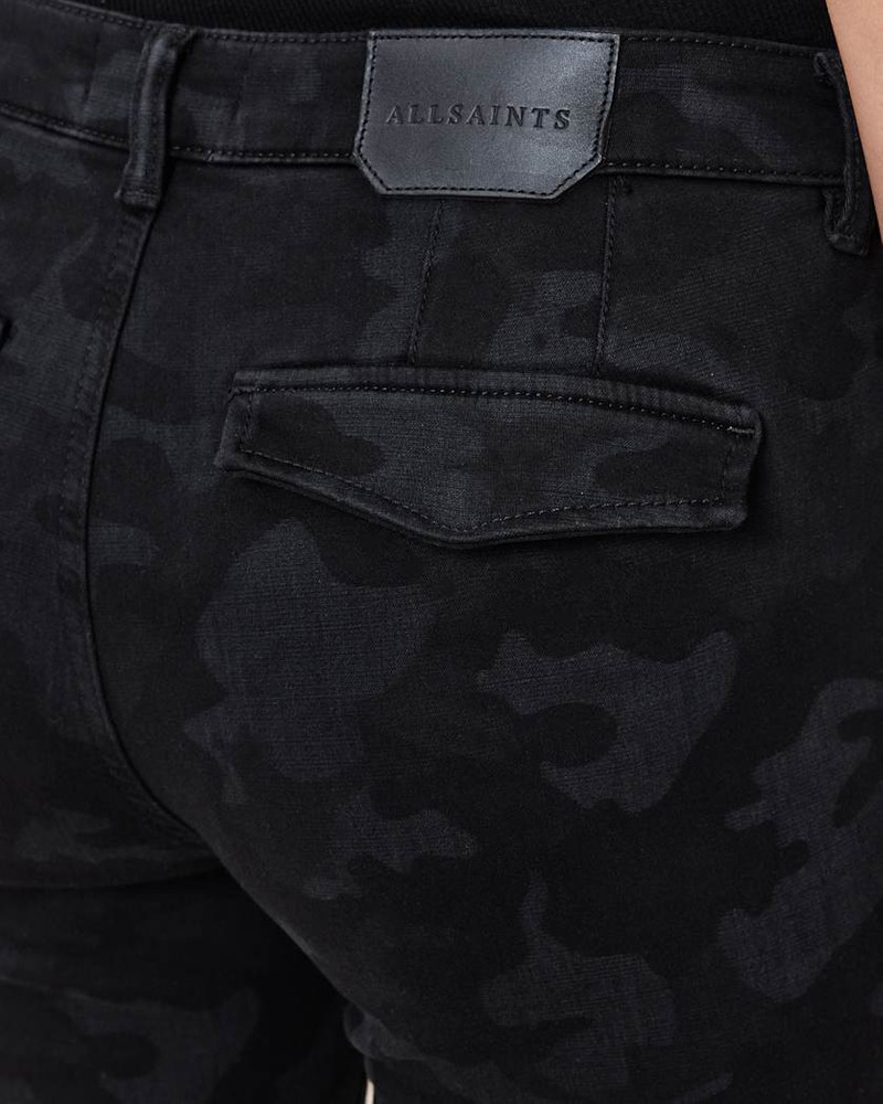 DURAN SKINNY BLACK CAMO CARGO JEANS 6
