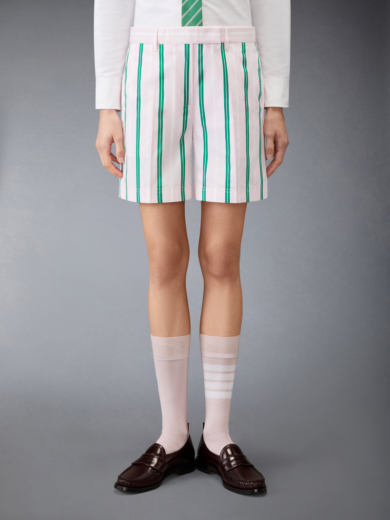 Thom Browne REPP STRIPE POPLIN CHINO SHORTS outlook