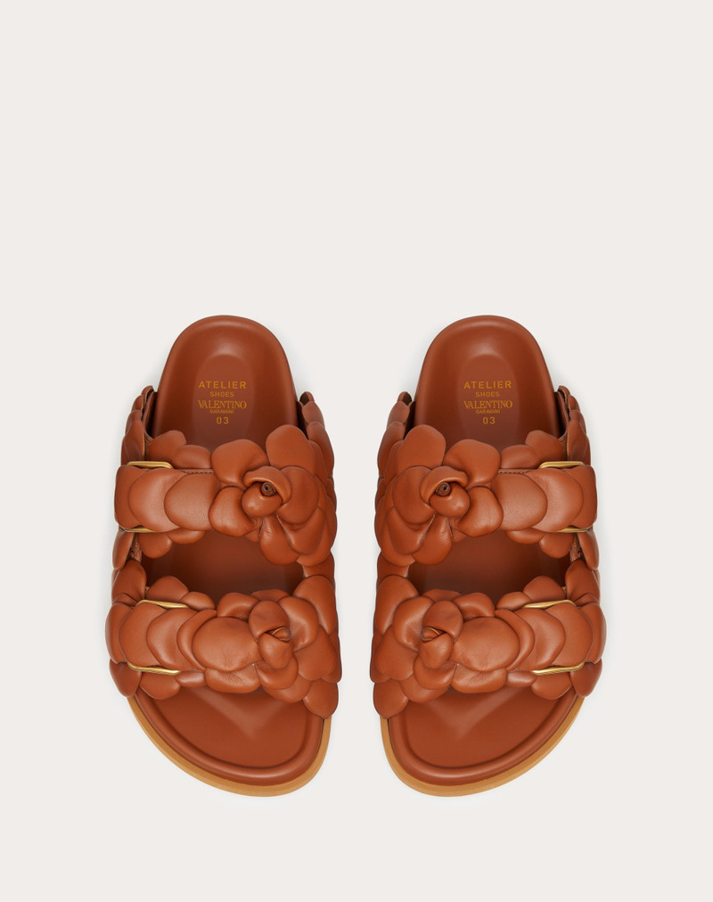 ATELIER SHOE VALENTINO GARAVANI CALFSKIN SLIDE SANDAL 4