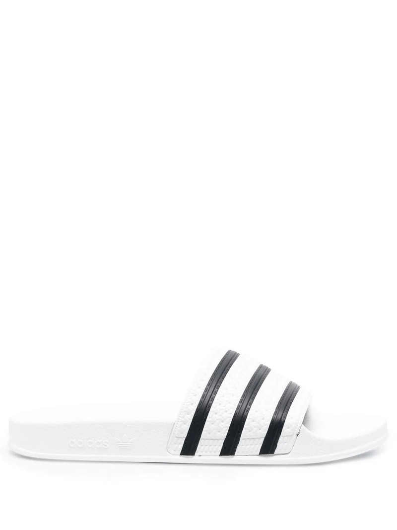 adidas Adilette "White" slides outlook