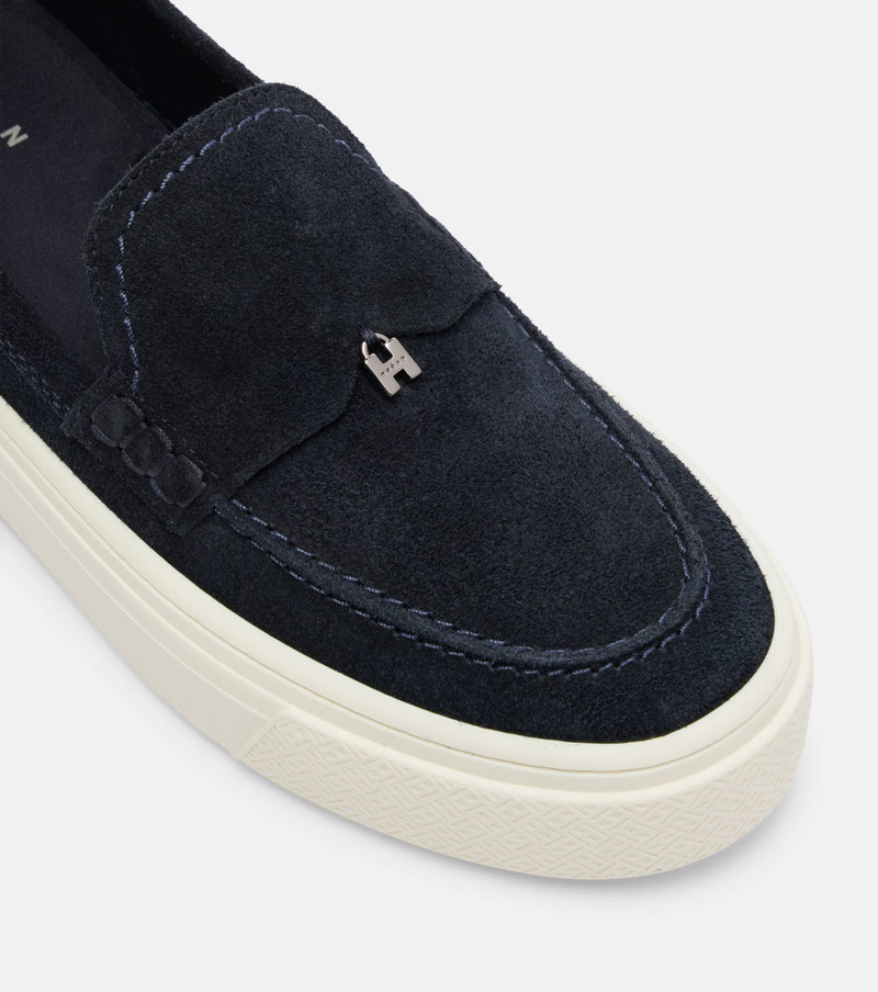 H705 suede slip-on shoes 6