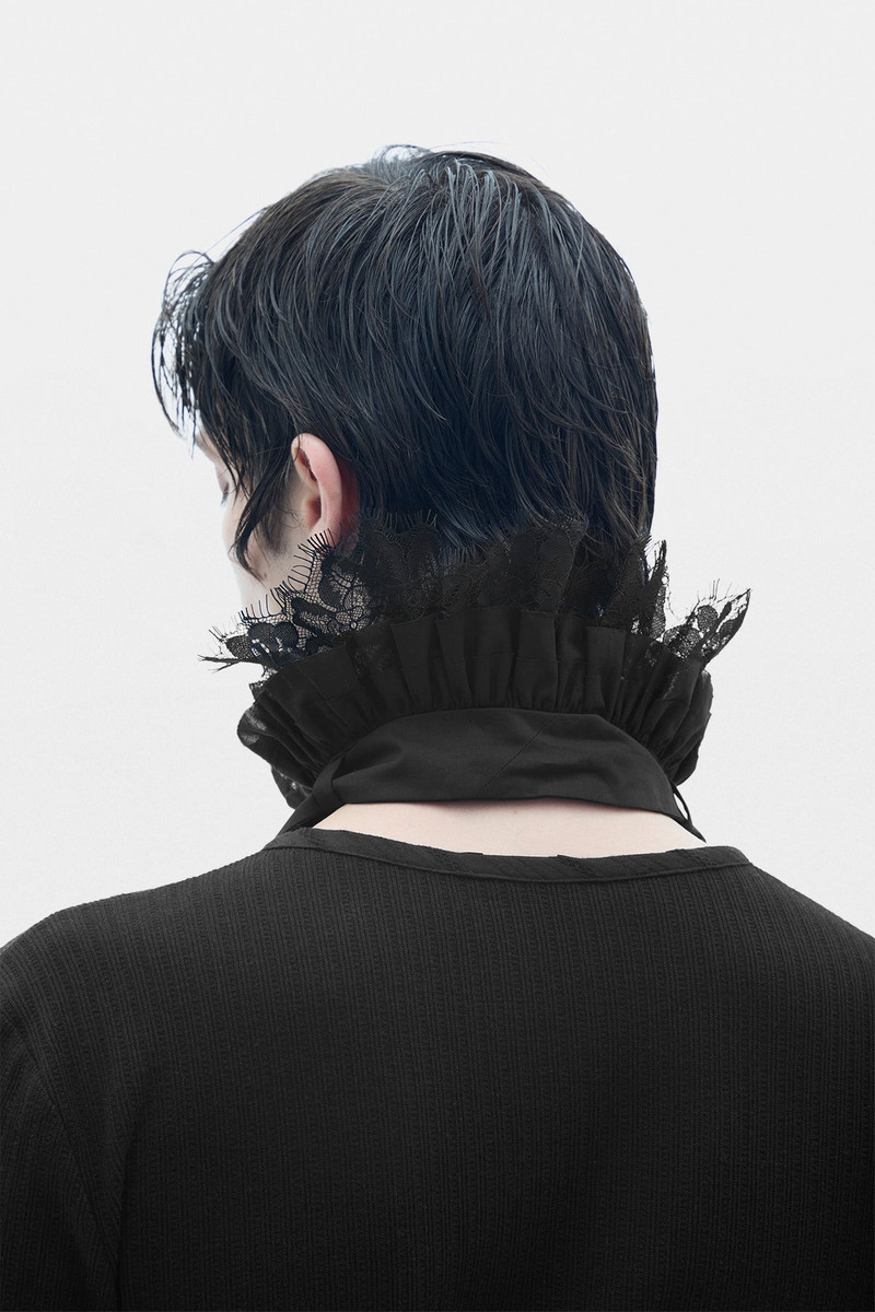 Winston Lace Ruffled Plastron 3