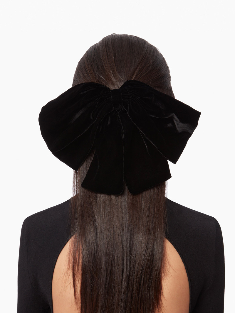 VELVET BOW HAIR CLIP 1