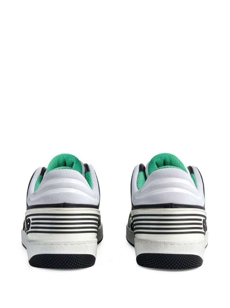 Basket panelled sneakers - 3