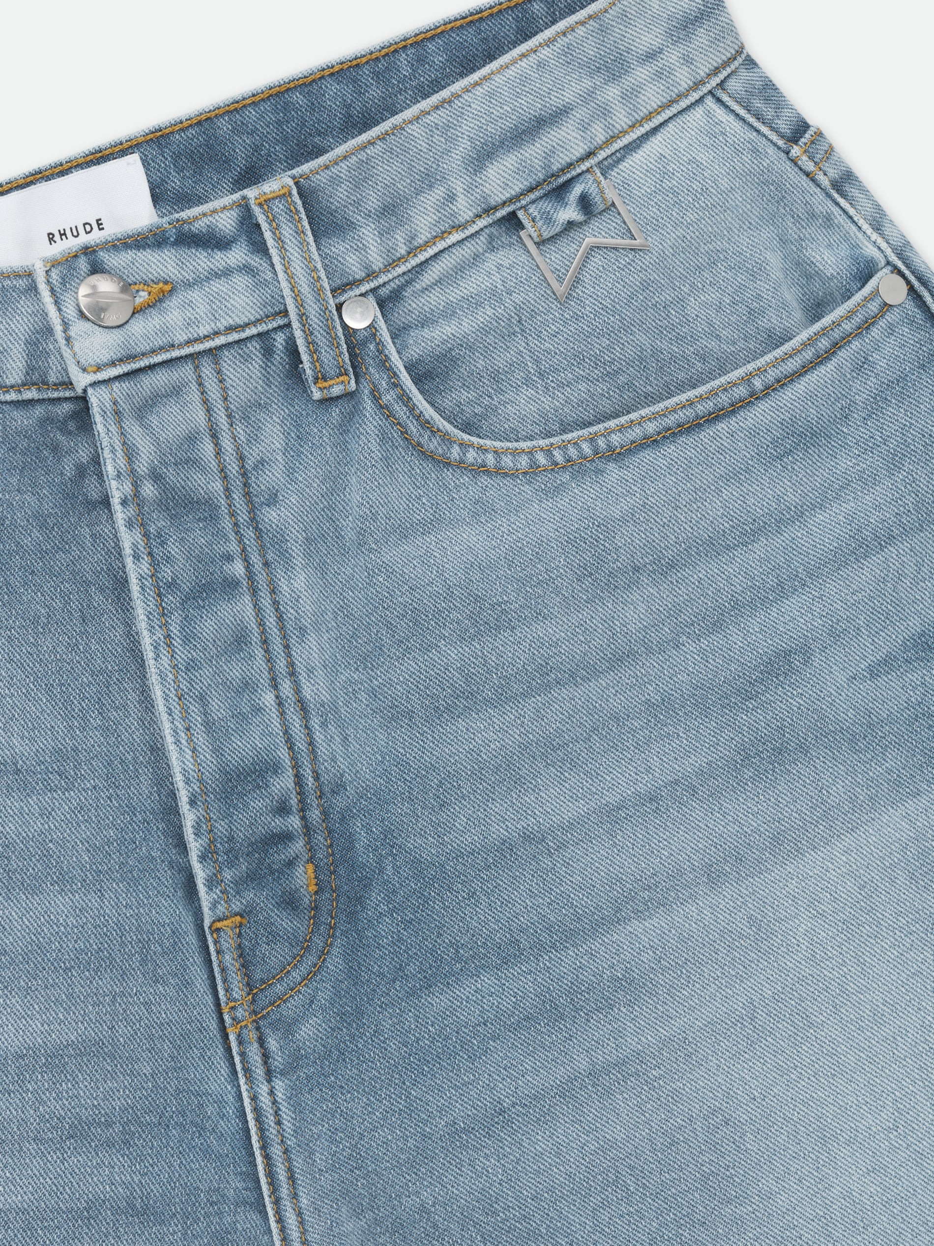 "PACK" LOGO WIDE LEG DENIM - 5